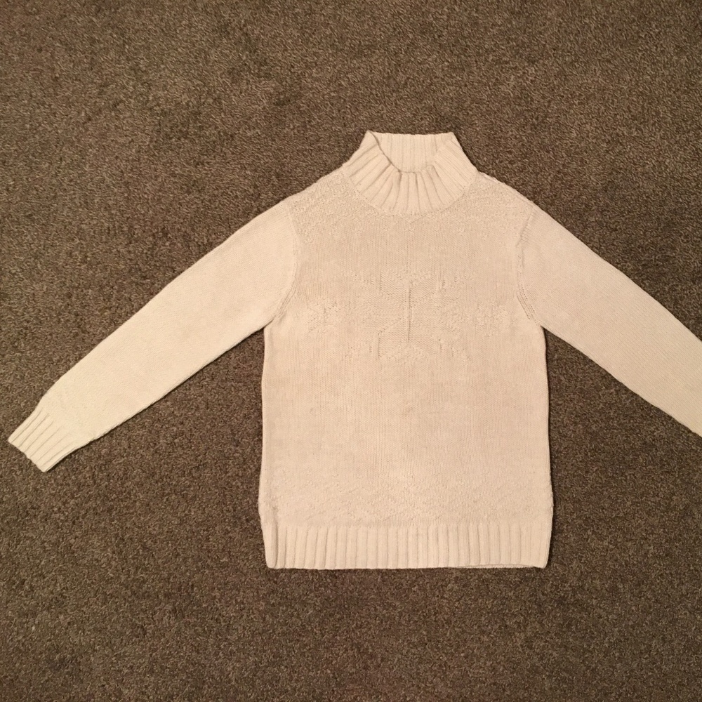 Ralph Lauren Hand Knit Cream Winter Sweater